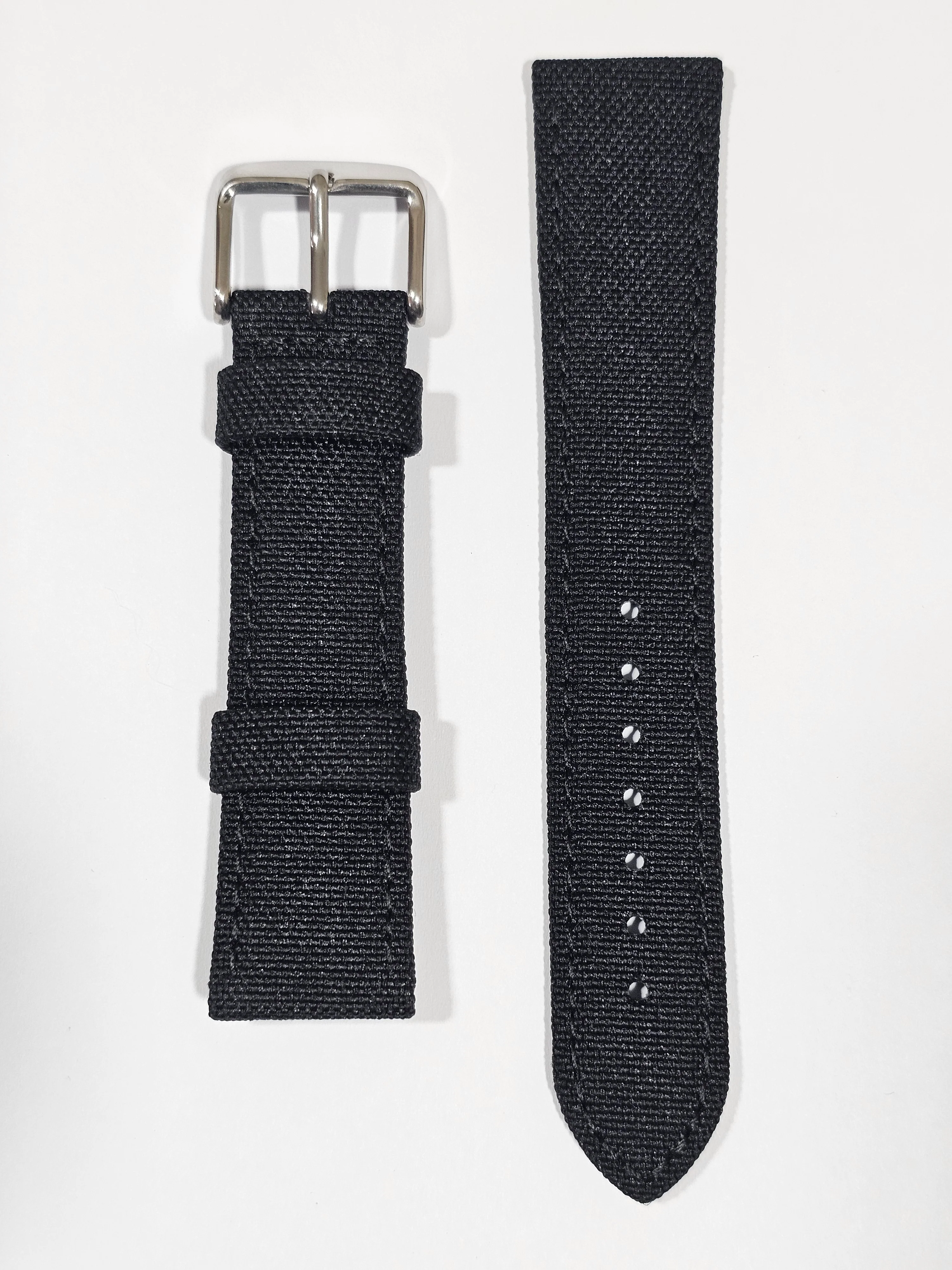 MoonSwatch Moon Canvas Strap — Black - Image 4