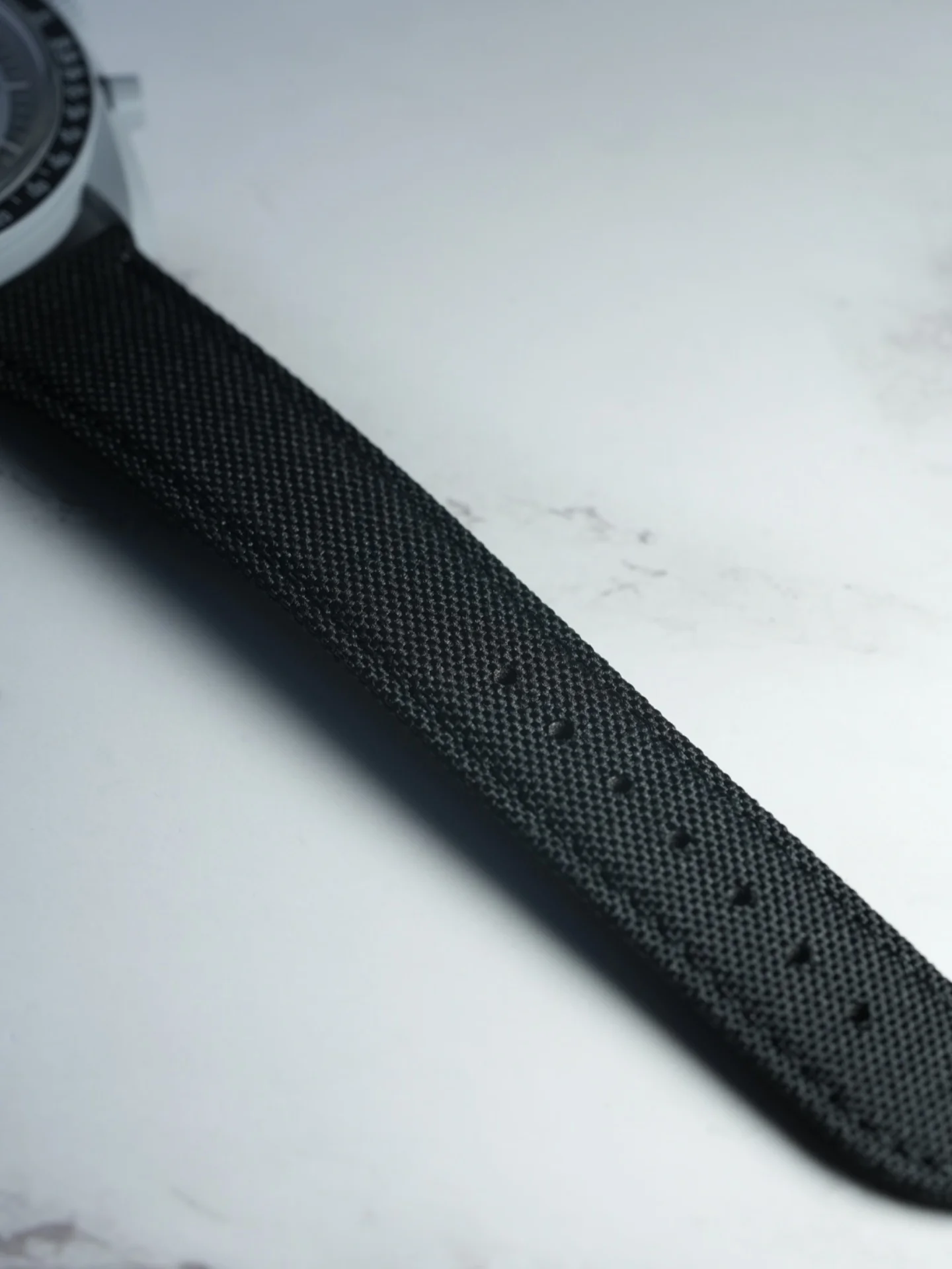 MoonSwatch Moon Canvas Strap — Black - Image 7