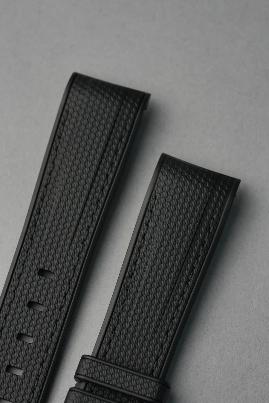 Omega Speedmaster Curved Rubber Strap — Black - Image 6
