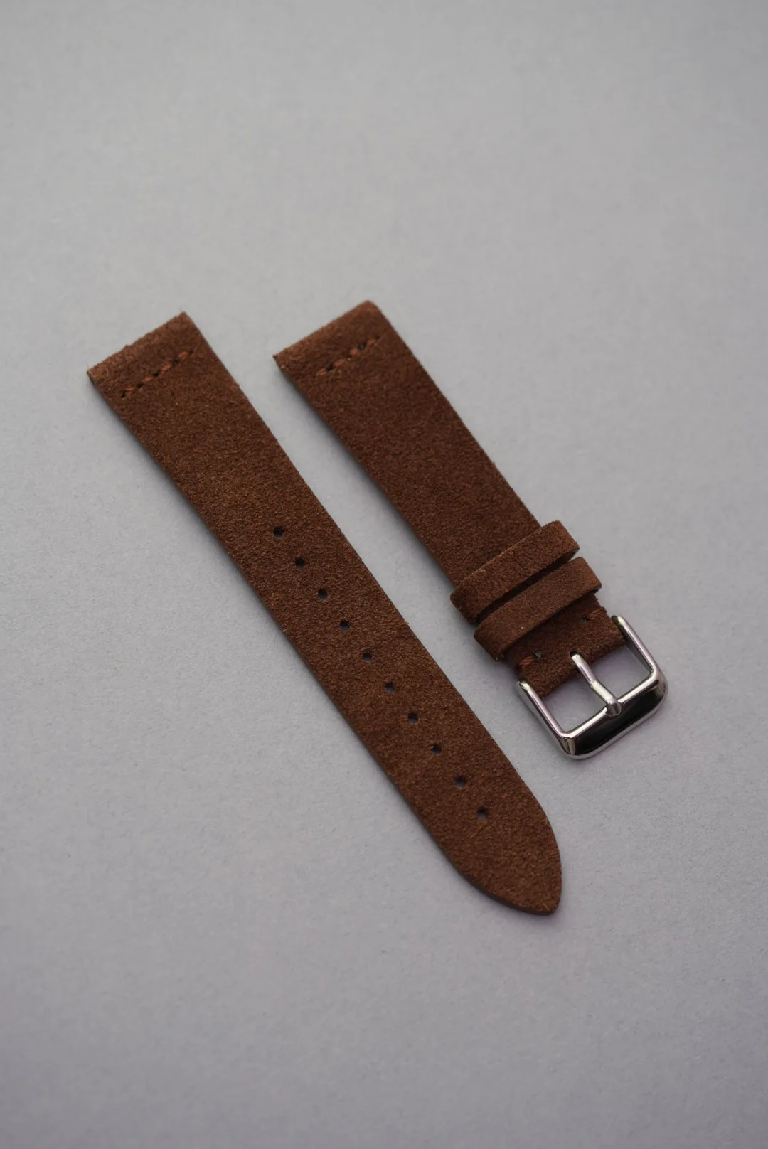 MoonSwatch Saturn Suede Strap — Brown - Image 4