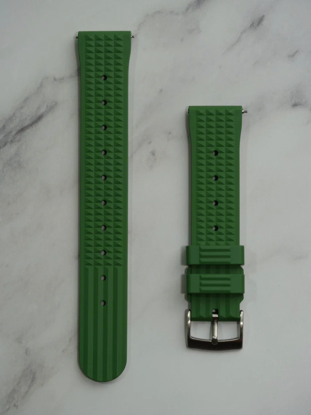 Rubber FKM Waffle Strap – 20mm to 22mm - Image 5