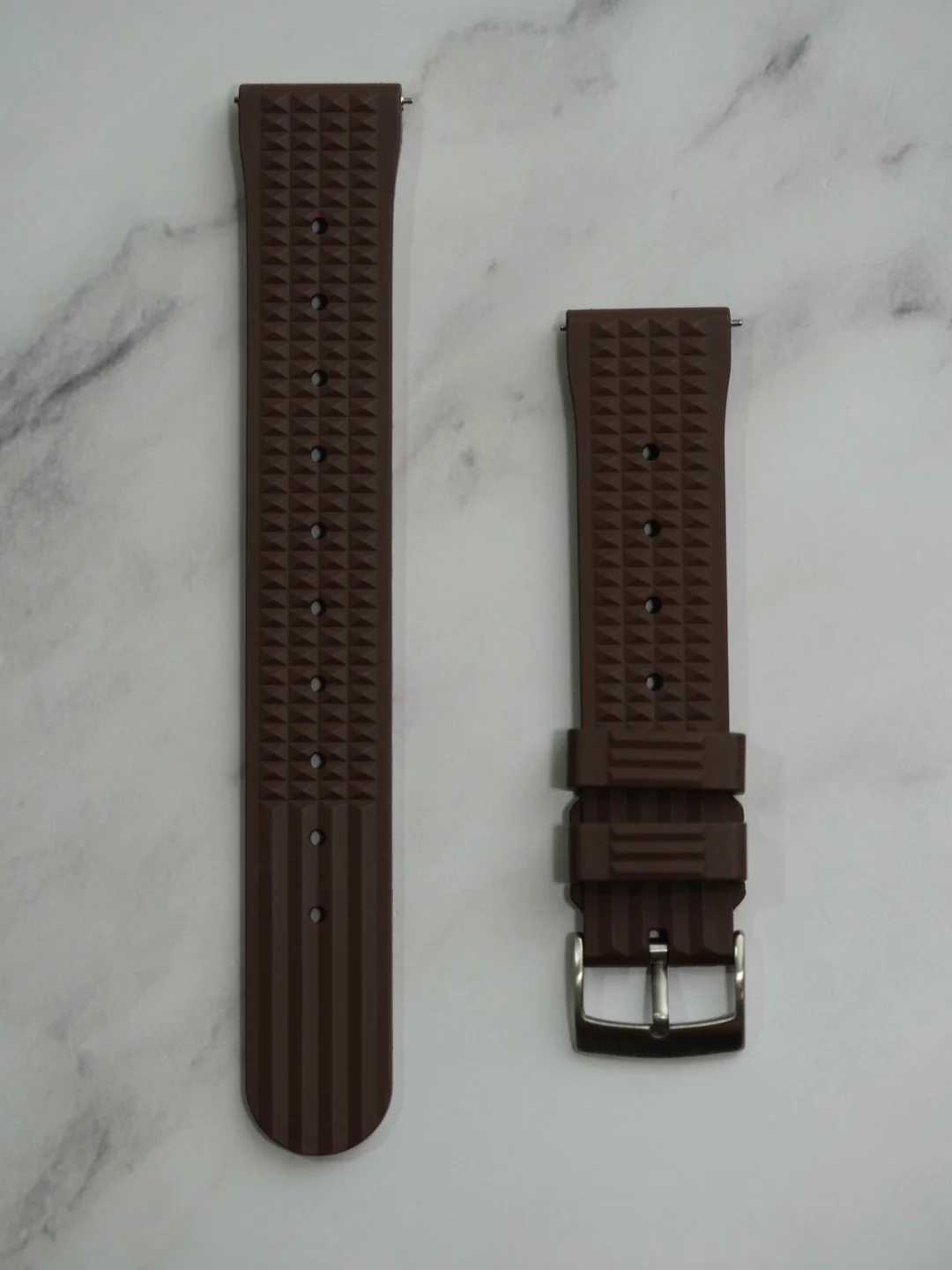 Rubber FKM Waffle Strap – 20mm to 22mm - Image 6