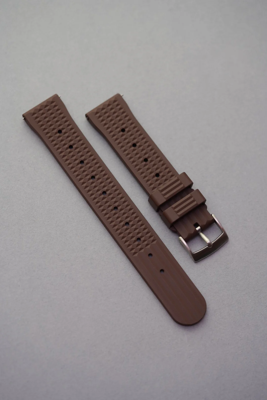 Rubber FKM Waffle Strap – 20mm to 22mm - Image 8