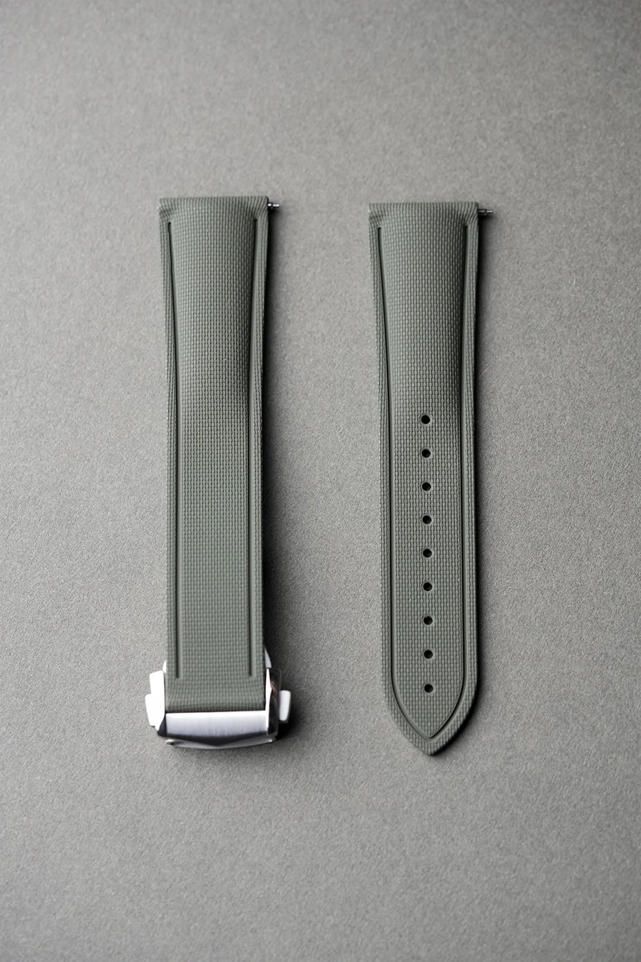 MoonSwatch Sailcloth Deployant Strap — FKM Rubber - Image 3