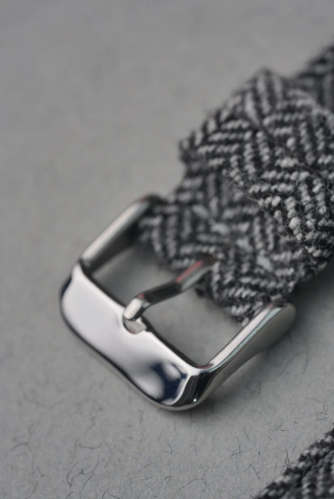 MoonSwatch Moon Tweed Strap – Grey - Image 4