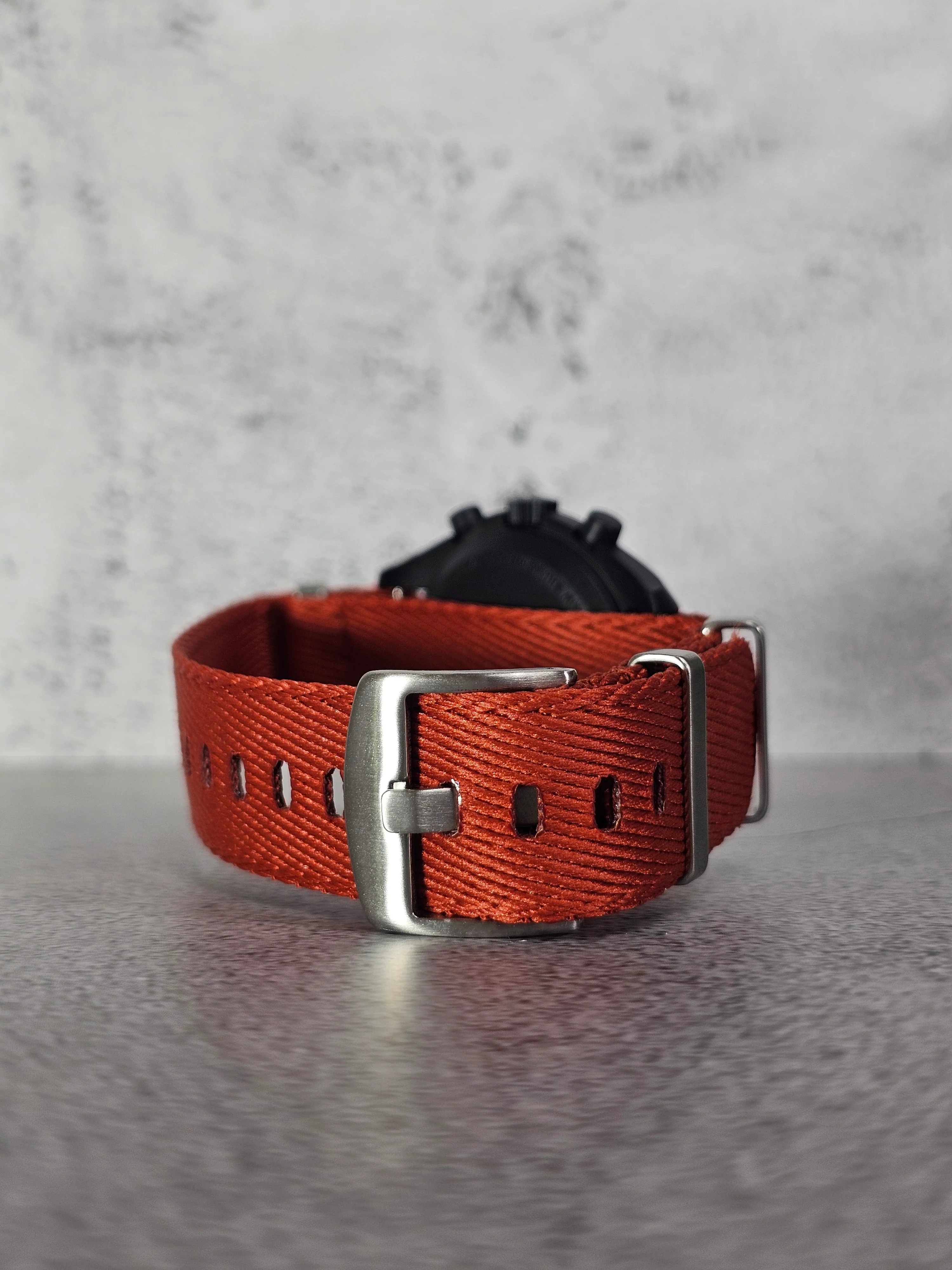 Military Fabric Strap for Omega x Swatch MoonSwatch – Mission to the MoonPhase – Copper - Image 4