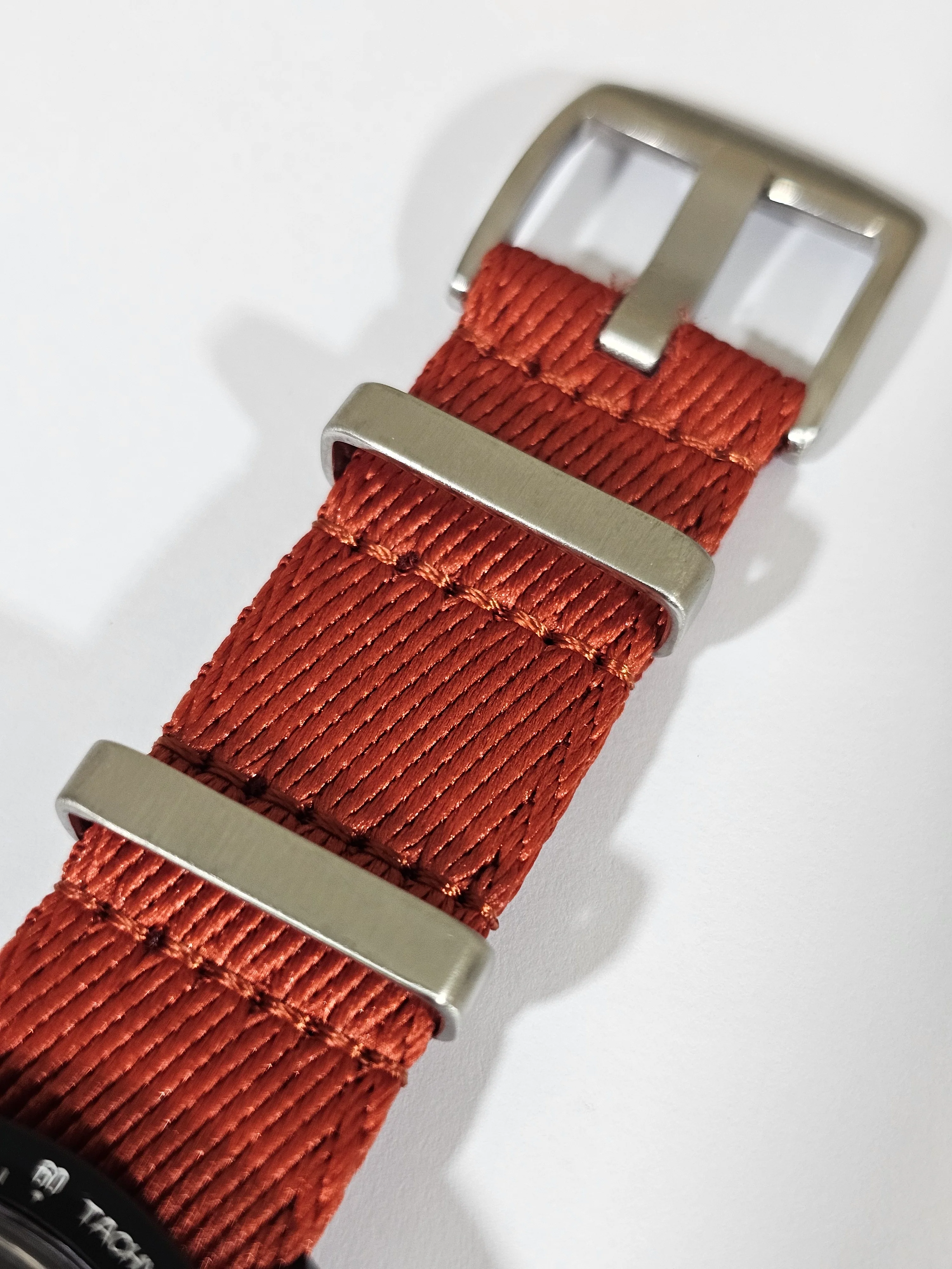 Military Fabric Strap for Omega x Swatch MoonSwatch – Mission to the MoonPhase – Copper - Image 7