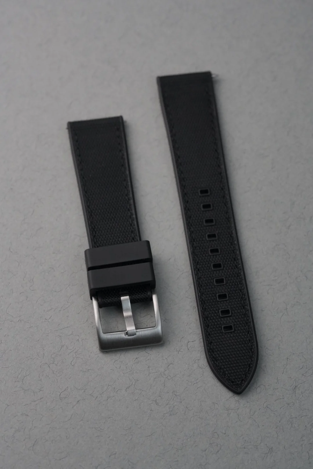 MoonSwatch 1965 Sailcloth FKM Rubber Strap - Image 4