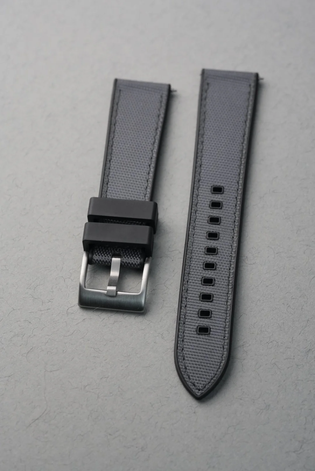 MoonSwatch 1965 Sailcloth FKM Rubber Strap - Image 7