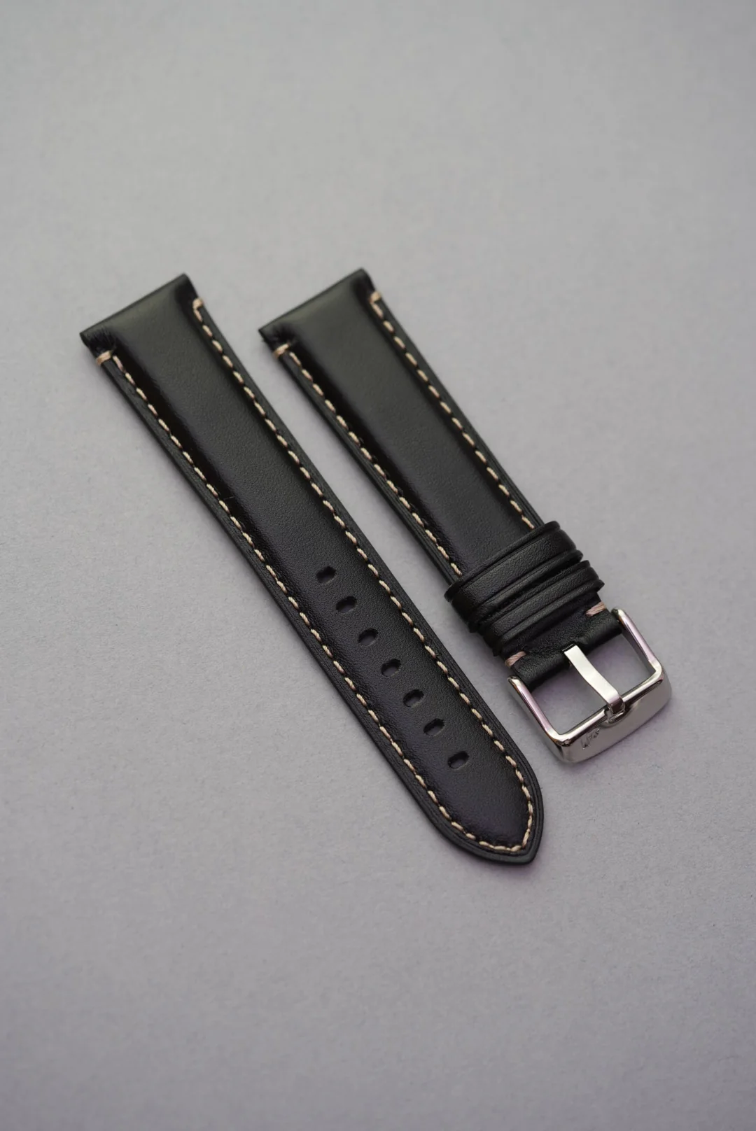 Smooth Leather Calfskin Strap – 18mm to 24mm - Image 3