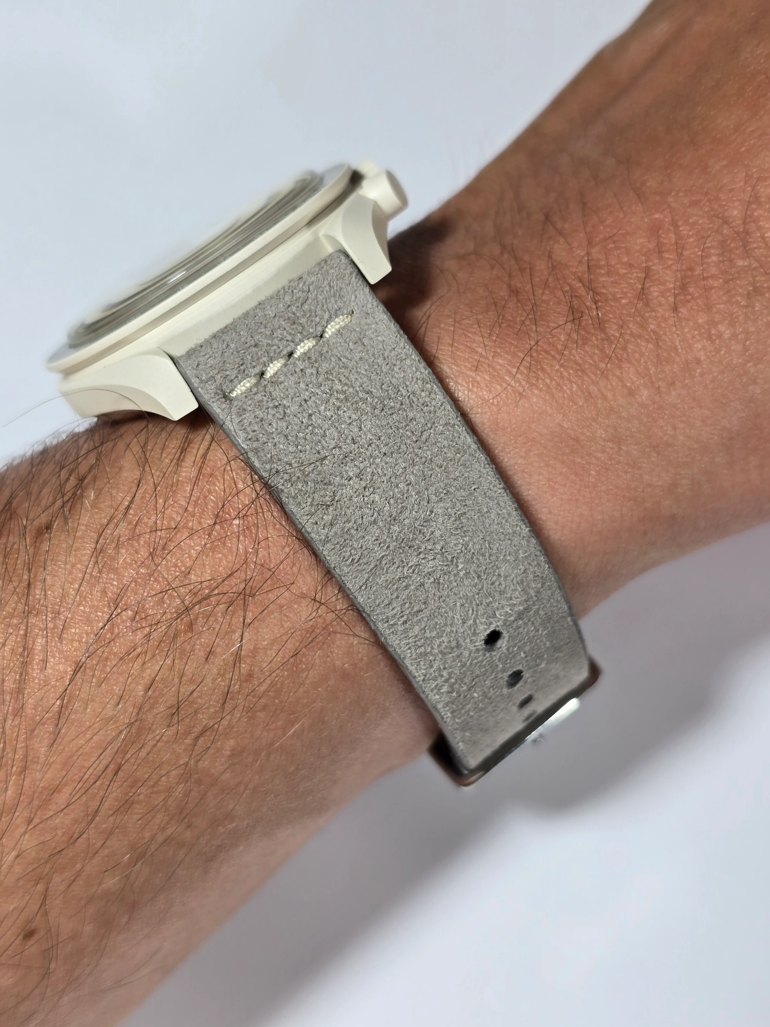 MoonSwatch Desert Suede Strap — Ash - Image 6