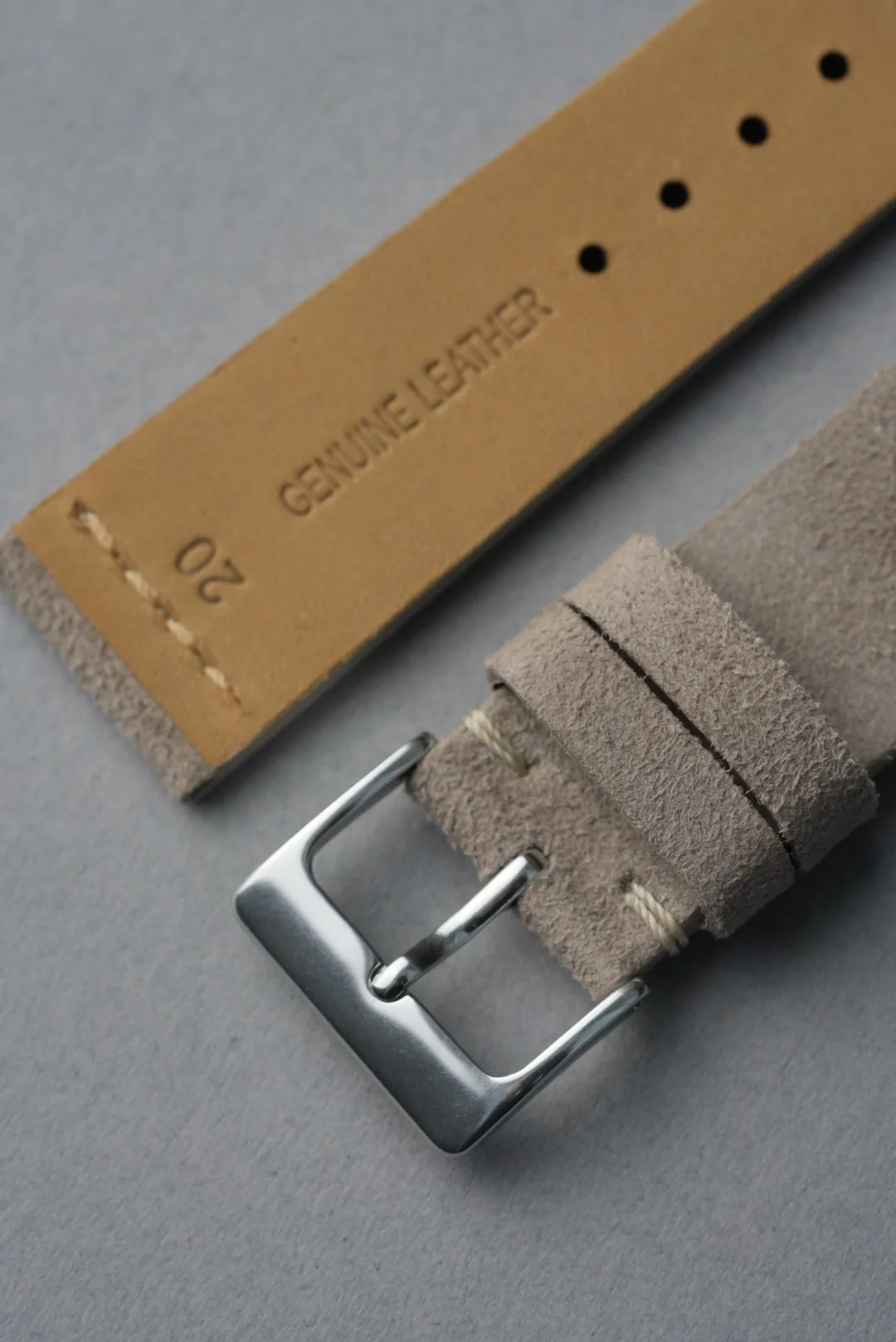 MoonSwatch Desert Suede Strap — Ash - Image 7