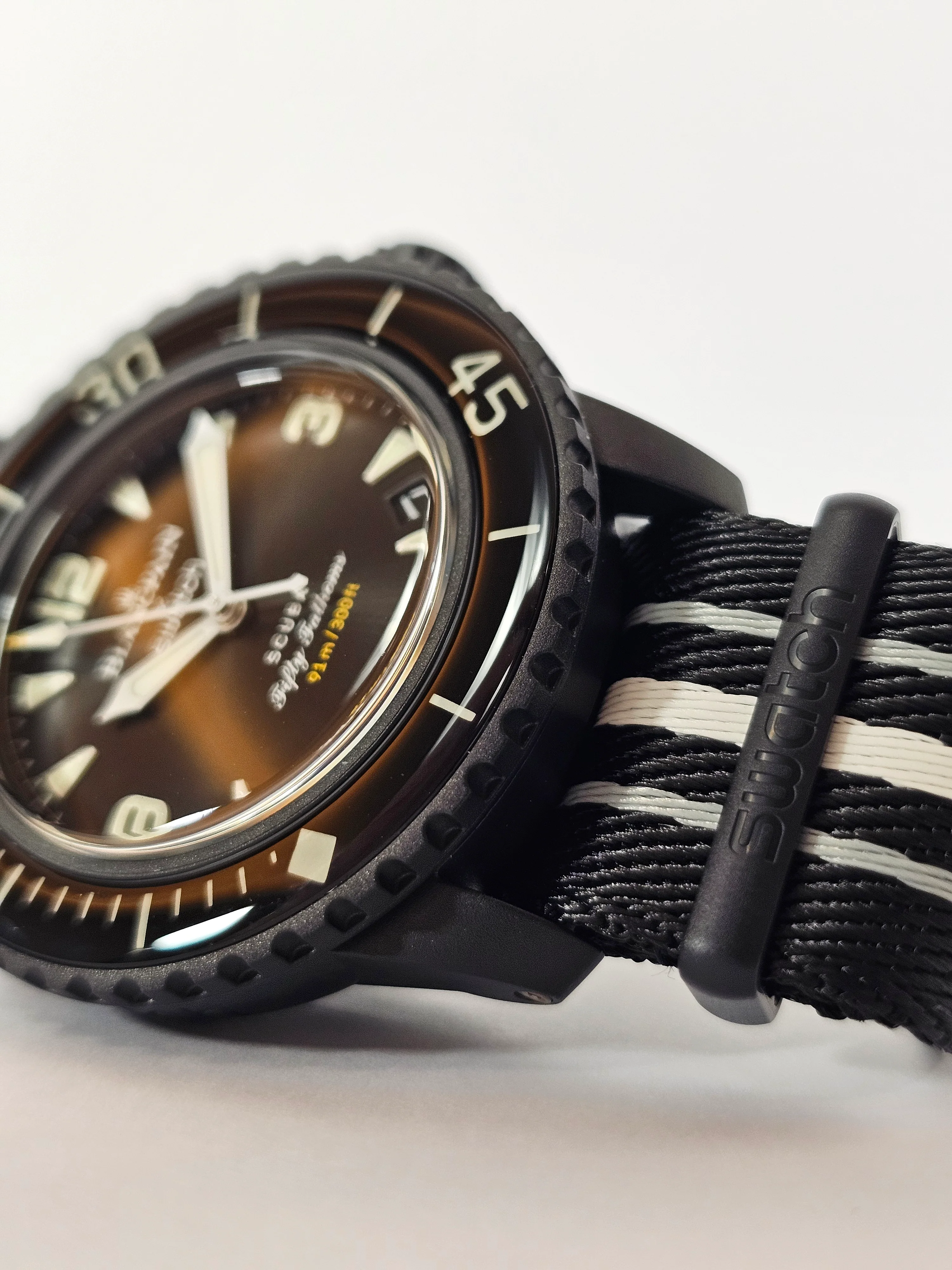 Blancpain X Swatch Fifty Fathoms Scuba Collection: Ocean of Storms SO35B400 - Image 3