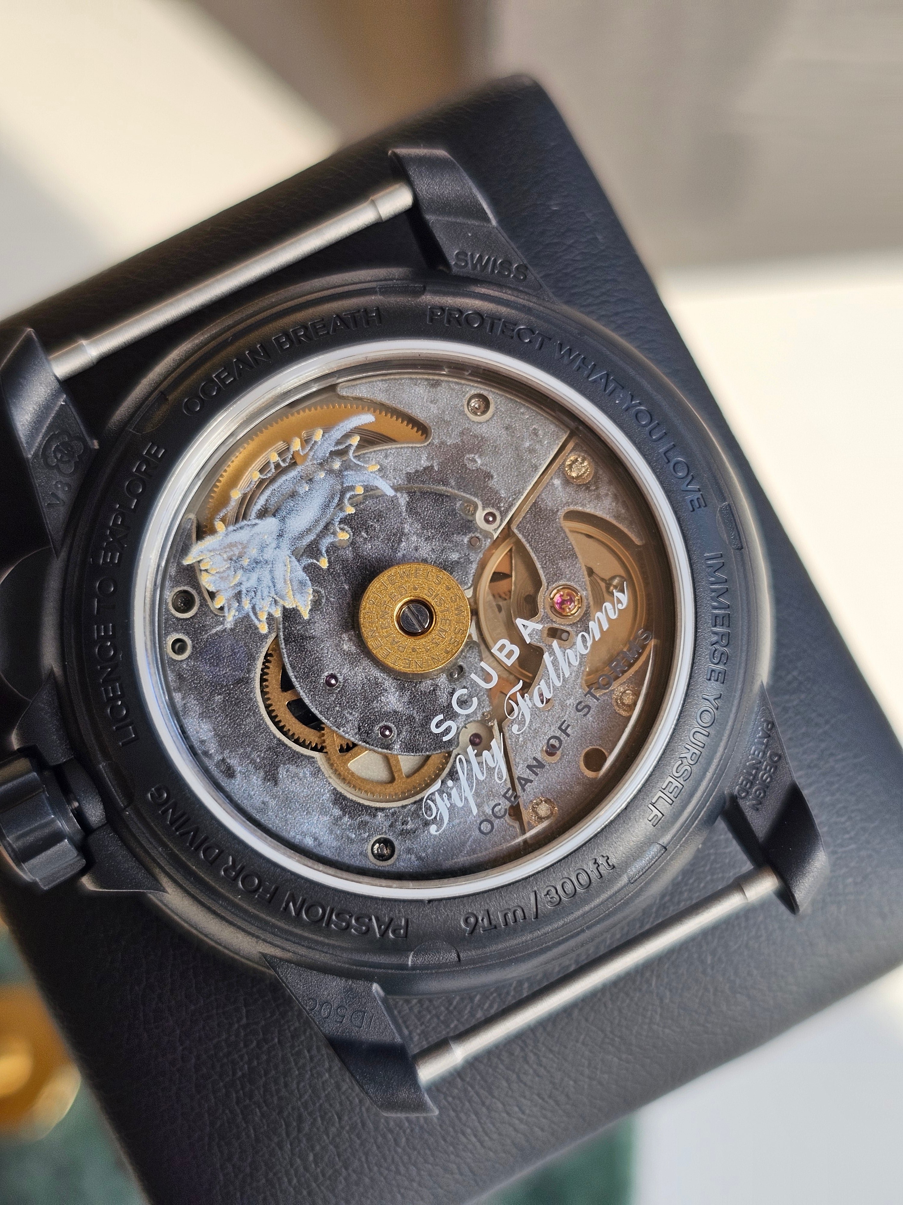 Blancpain X Swatch Fifty Fathoms Scuba Collection: Ocean of Storms SO35B400 - Image 4