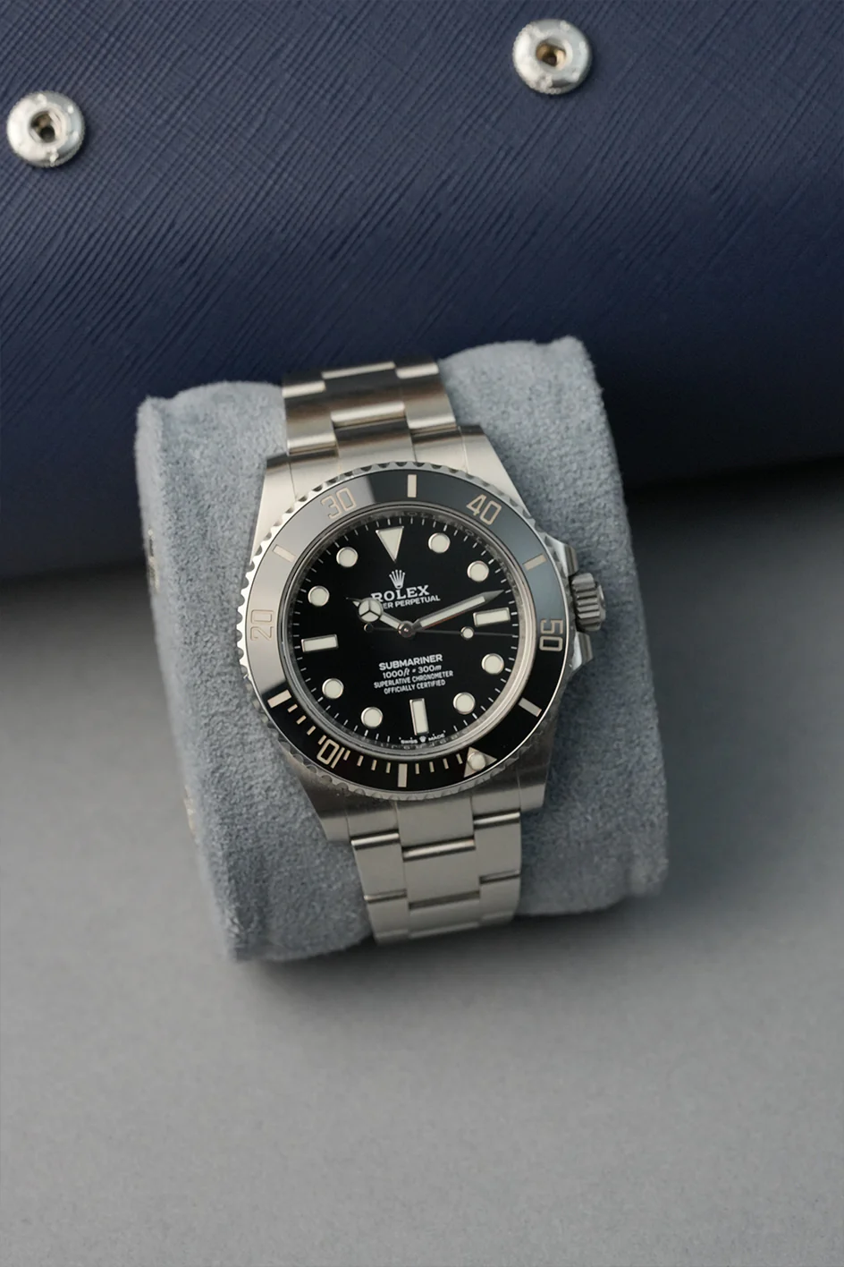 Travel Watch Roll Vegan Crosshatch Leather - Image 7