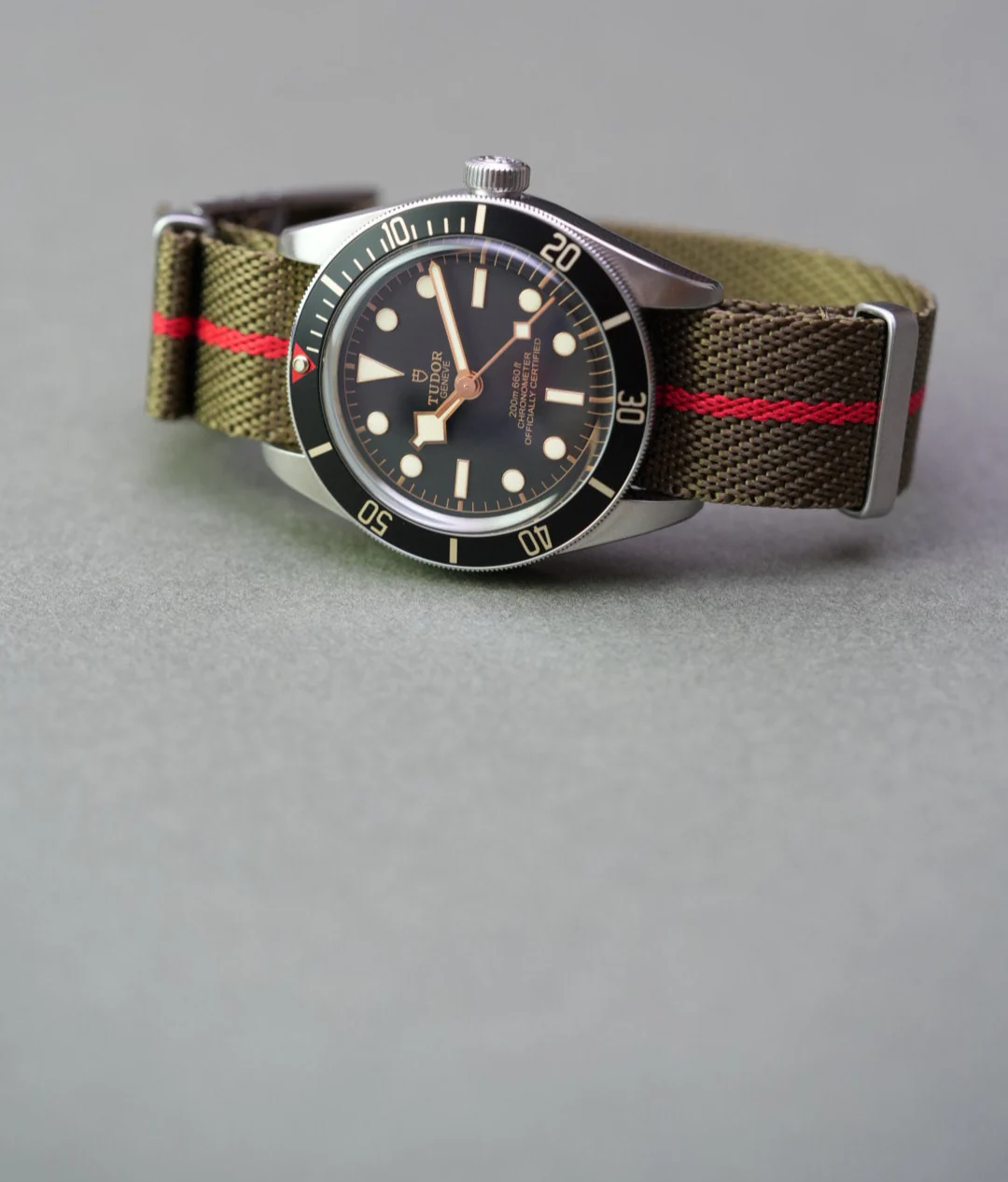 Tudor Black Bay Woven Nylon Fabric NATO Strap - Image 5