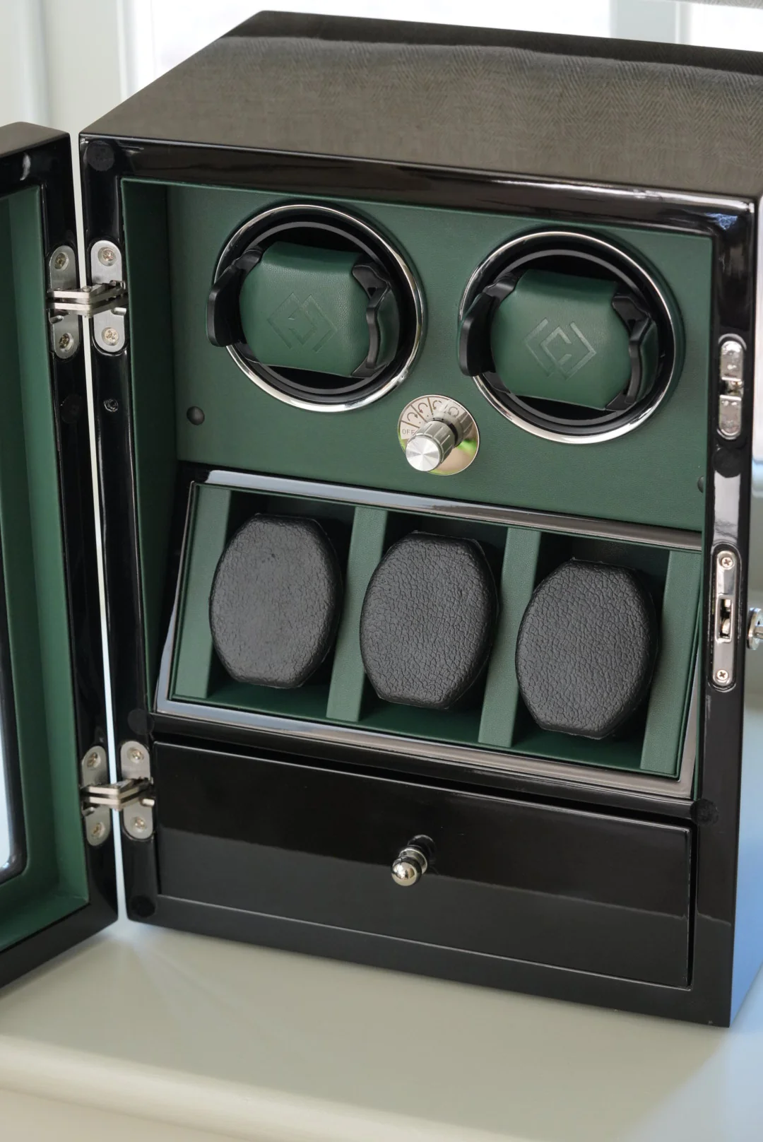 Watch Winder Cabinet – Gloss Piano Finish - Image 19