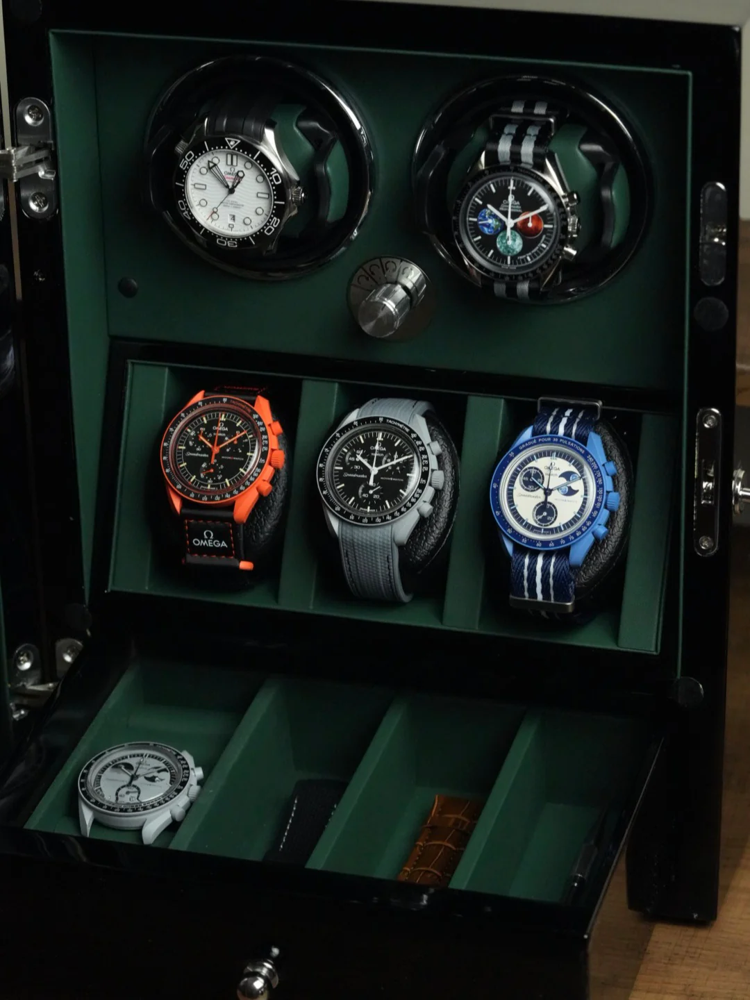 Watch Winder Cabinet – Gloss Piano Finish - Image 9